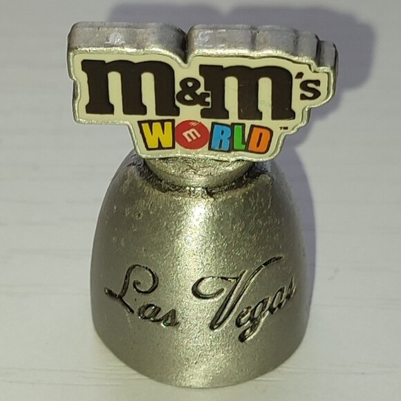 M & M World Las Vegas Thimble Vintage Metal Collectible Nevada - Picture 1 of 6